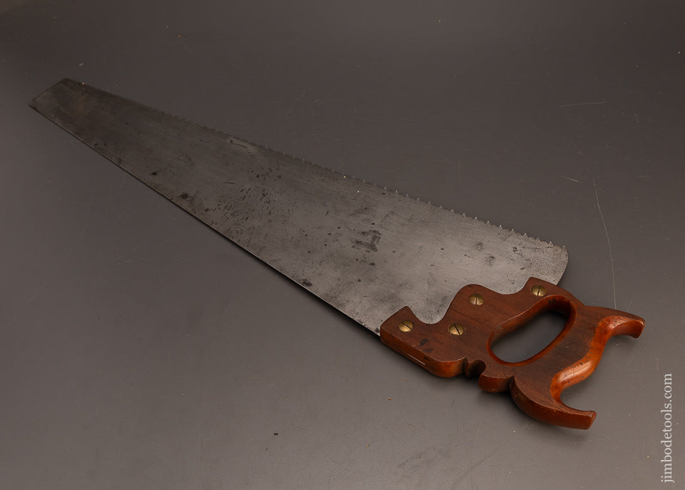 Premium-Extra-Fine-PENNSYLVANIA-SAW-MFG-CO.-Rip-Hand-Saw-with-Decals-No.-9-120517