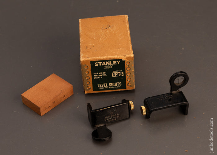 STANLEY-No.-138-Level-Sights-Mint-in-Box-120522