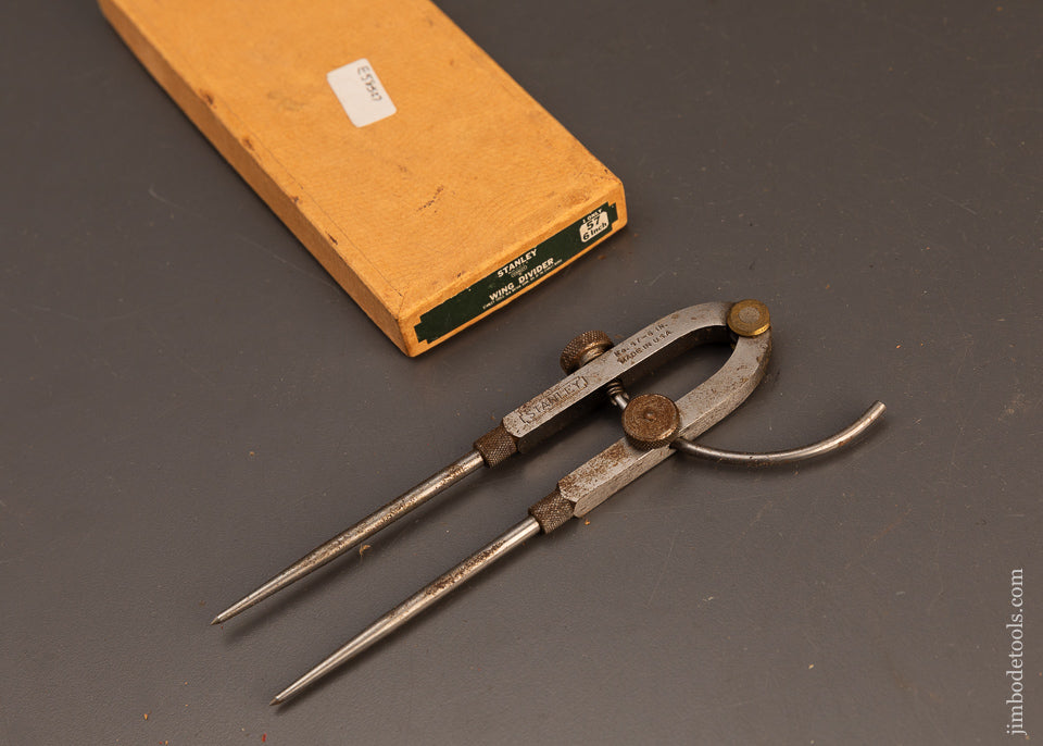 6-Inch-STANLEY-No.-57-Wing-Divider-Near-Mint-in-Box-120523