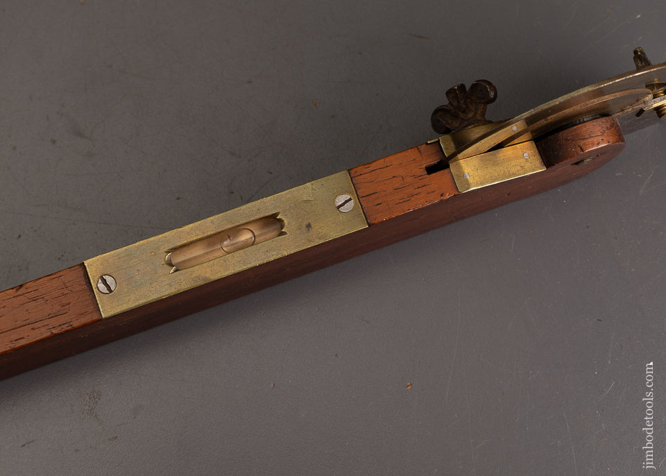 Fine-DISSTON-&-MORSS-W.T.-FISHER-PATENT-Bevel-Square-Combination-Tool-120530