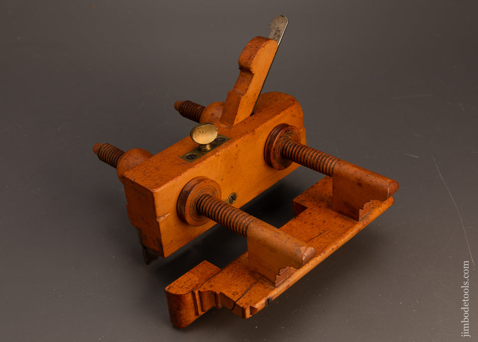Beautiful-Solid-Boxwood-Screw-Arm-Plow-Plane-120532