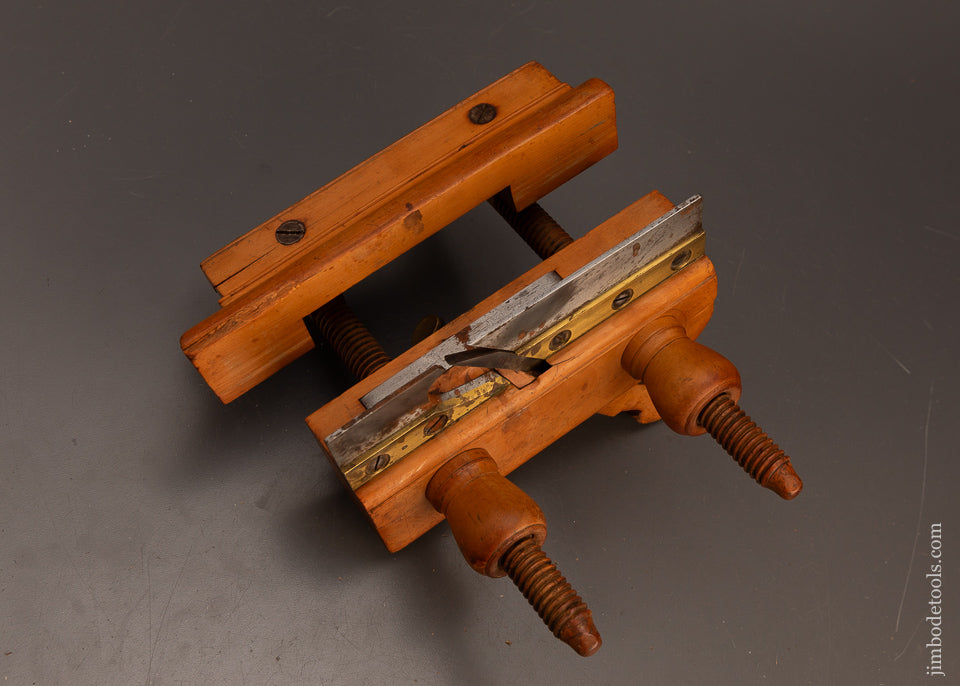 Beautiful-Solid-Boxwood-Screw-Arm-Plow-Plane-120532