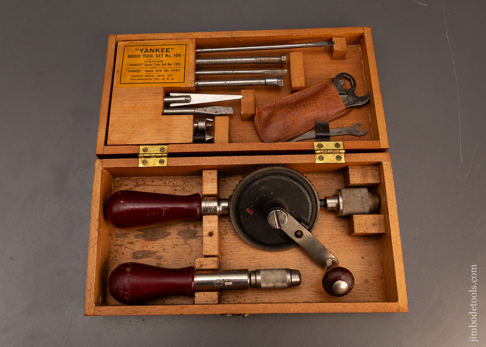 Fine-&-Complete-YANKEE-No.-106-Radio-Tool-Set-in-Original-Box-120534
