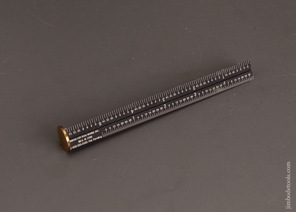 Mint-BRIDGE-CITY-TOOL-WORKS-BR-6-Precision-Bench-Rule-6-Inch-120566