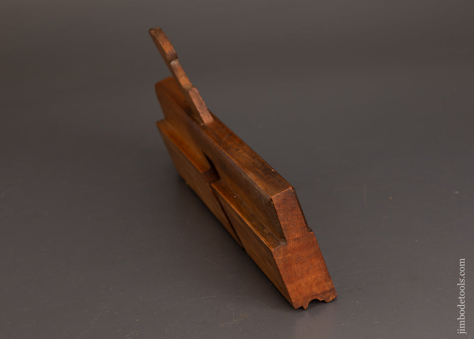 Crisp-Fine-Applewood-1/2-Inch-Astragal-Moulding-Plane-by-GEO.-BURNHAM-JR-AMHERST-MASS-120567