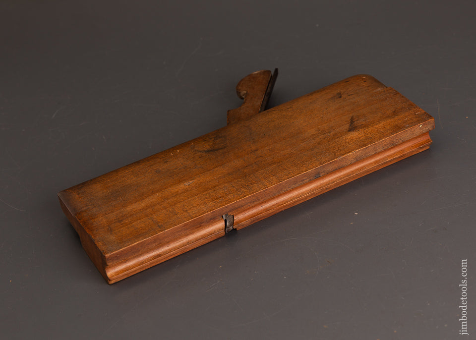 Crisp-Fine-Applewood-1/2-Inch-Astragal-Moulding-Plane-by-GEO.-BURNHAM-JR-AMHERST-MASS-120567