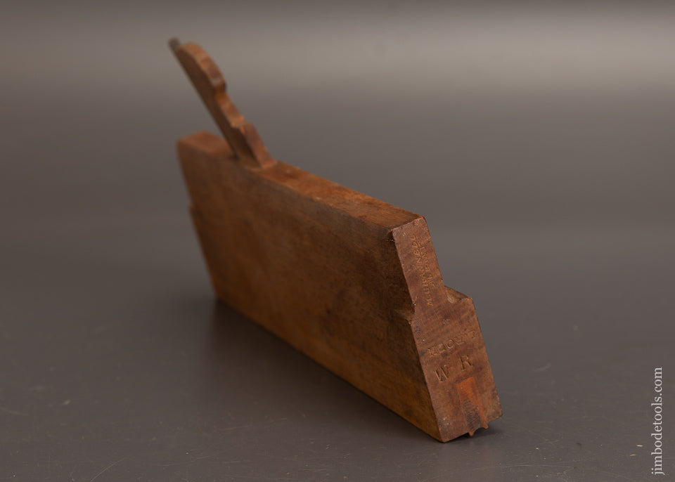 Extra-Fine-1/4-inch-Center-Bead-Moulding-Plane-by-M.-CRANNELL-ALBANY-1843-78-120582