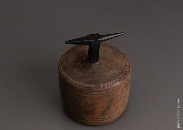 Watch-Maker’s-Jeweler’s-Anvil-on-Lignum-Vitae-Base-120585