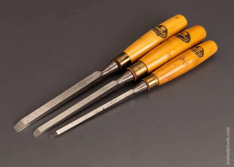 Mint-Set-of-3-MARPLES-Boxwood-Handle-Mortise-Chisel-120597