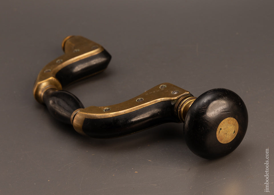 Fine JOHN WILSON Brass Framed Ebony Infill Ultimatum Brace - 120637