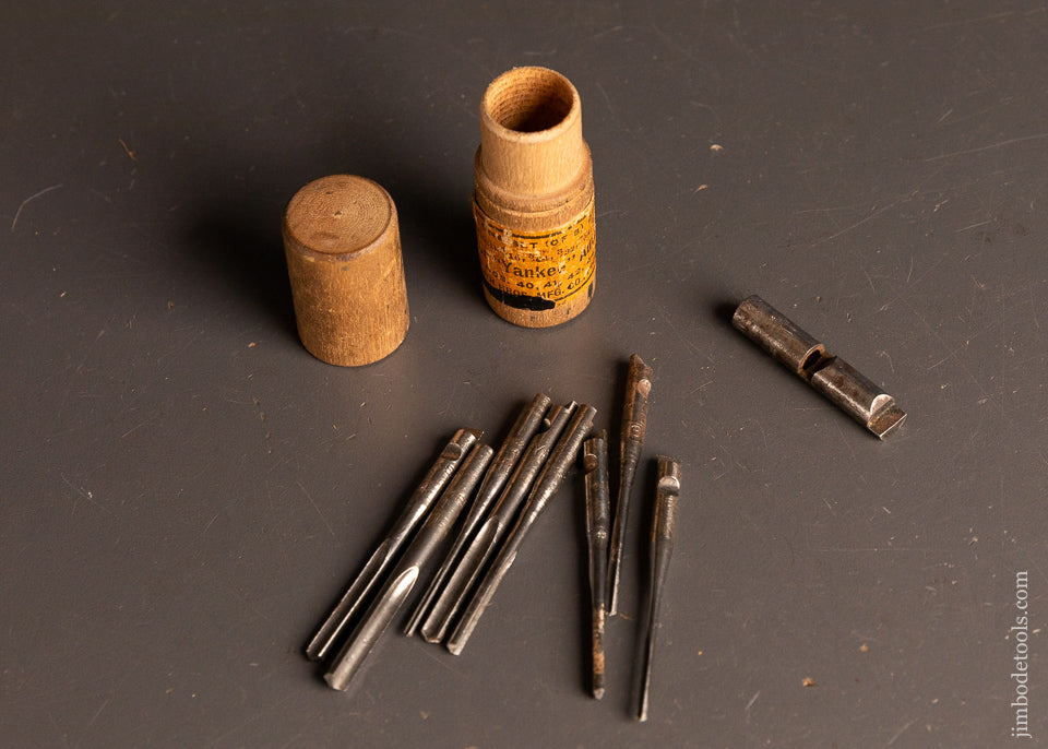 Complete-Set-of-8-YANKEE-Drill-Bits-with-Adapter-for-a-No.-30A-120653