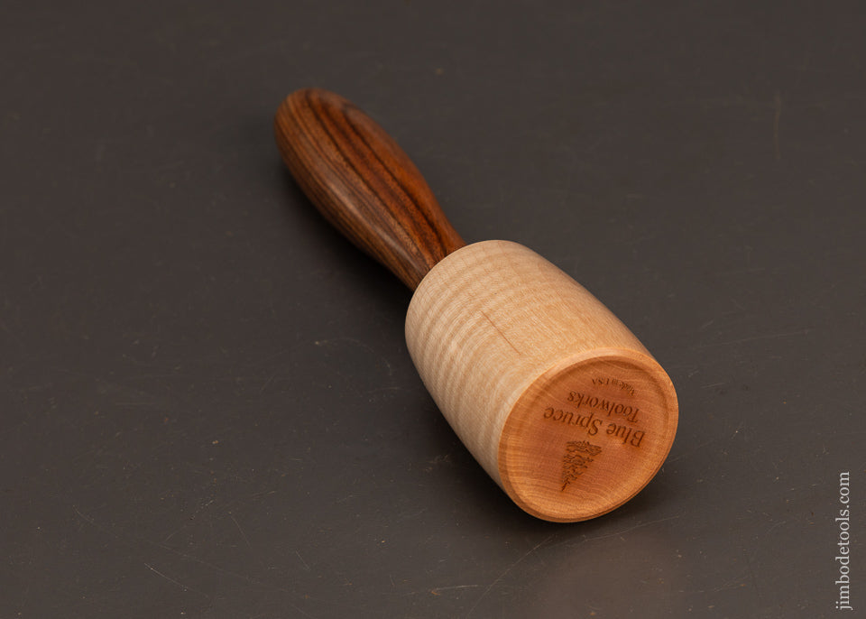 Mint-BLUE-SPRUCE-TOOL-WORKS-12-Ounce-Rosewood-&-Maple-Carving-Mallet-120677