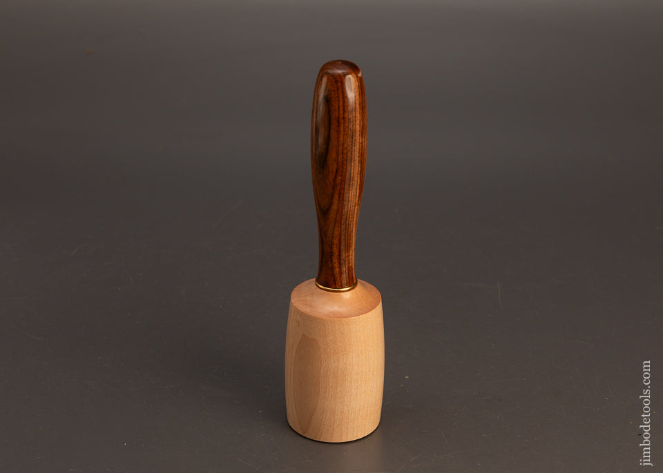 Mint-BLUE-SPRUCE-TOOL-WORKS-16-Ounce-Rosewood-&-Maple-Carving-Mallet-120678