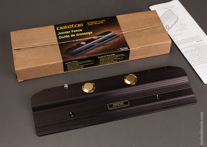 LEE-VALLEY-VERITAS-Jointer-Plane-Fence-Mint-in-Box-120689