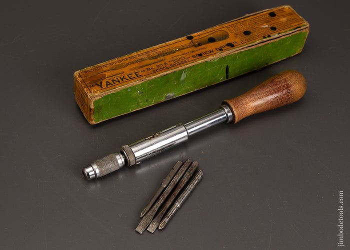 YANKEE-No.-30A-Screwdriver-with-4-Bits-in-Original-Box-120710