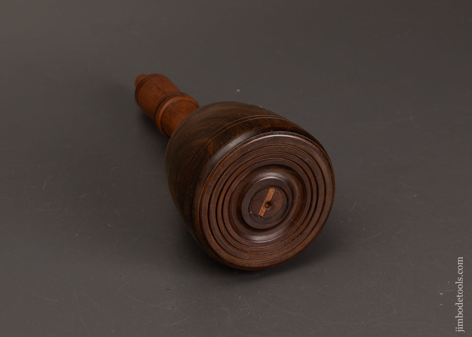 Stunning-1-Pound-7-Ounce-Fancy-Lignum-Vitae-English-Carving-Mallet-120772