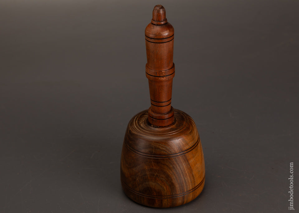 Stunning-1-Pound-13-Ounce-Fancy-Lignum-Vitae-English-Carving-Mallet-120773
