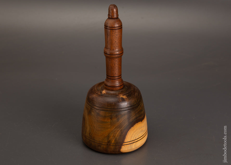 Stunning-2-Pound-7-Ounce-Fancy-Lignum-Vitae-English-Carving-Mallet-120774
