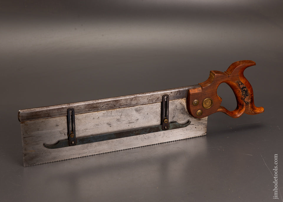 Very-Rare-DISSTON-Gauge-Saw-with-Depth-Stop-120790-AS-OF-MAY-13