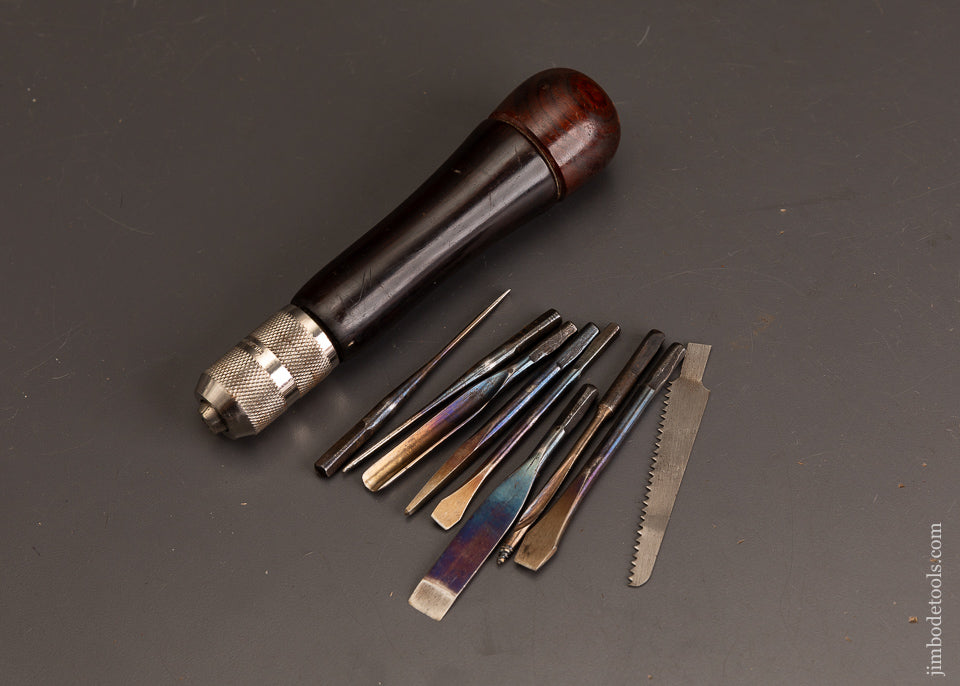 Near-Mint-MILLERS-FALLS-Tool-Handle-with-9-Tools-120791