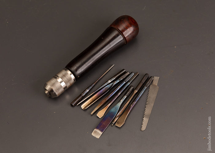 Near-Mint-MILLERS-FALLS-Tool-Handle-with-9-Tools-120791