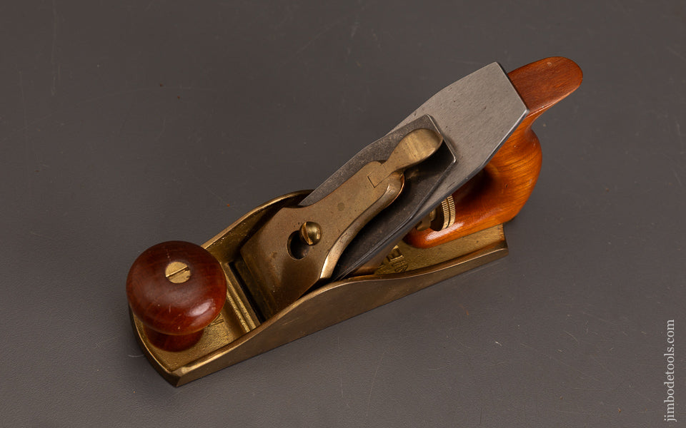 Near-Mint-Bronze-LIE-NIELSEN-No.-1-Smooth-Plane-Discontinued-@-Lie-Nielsen-120822