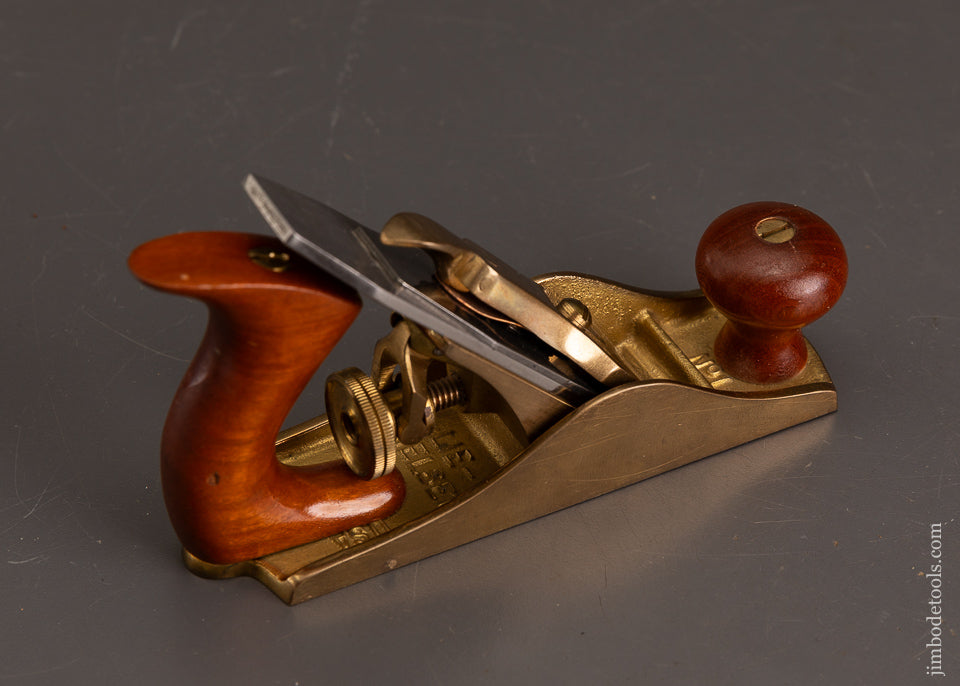 Near-Mint-Bronze-LIE-NIELSEN-No.-1-Smooth-Plane-Discontinued-@-Lie-Nielsen-120822