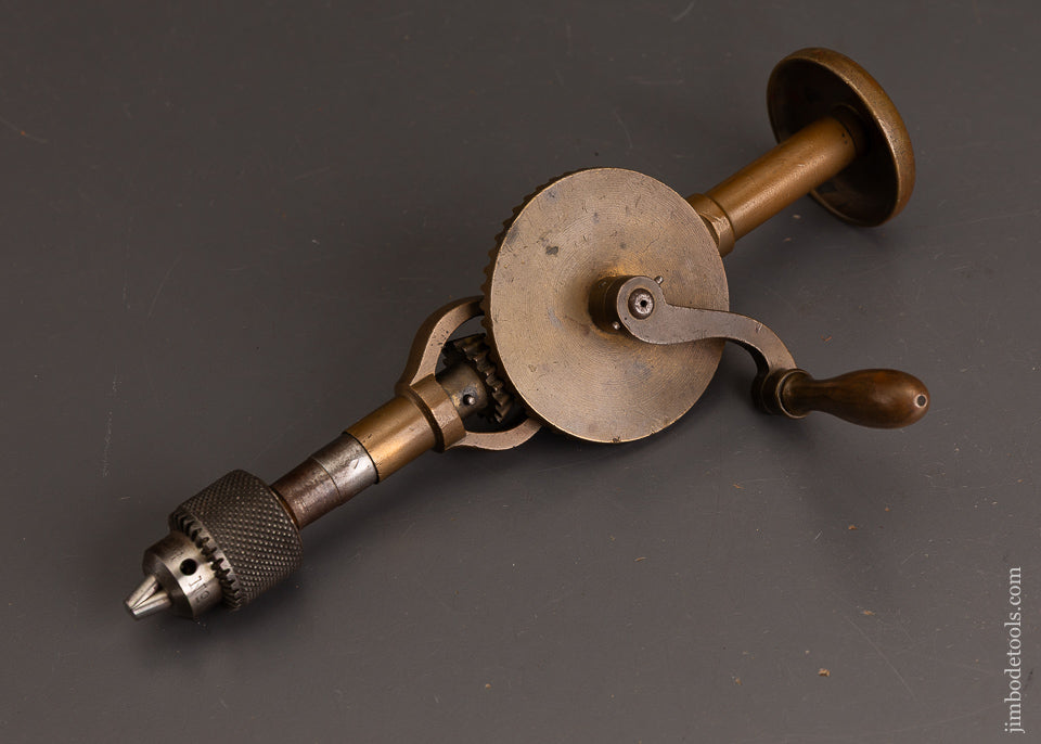 Lovely-Brass-Hand-Drill-with-Jacobs-Chuck-120825