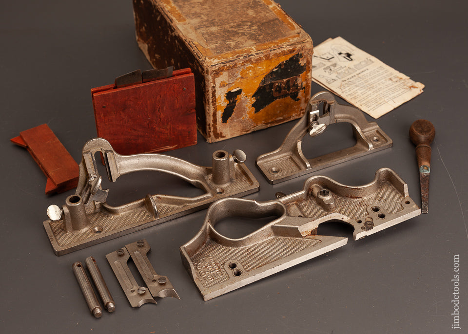 Near-Mint-in-Box-STANLEY-No.-444-Sliding-Dovetail-Plane-100%-Complete-120835-AS-OF-MAY-15