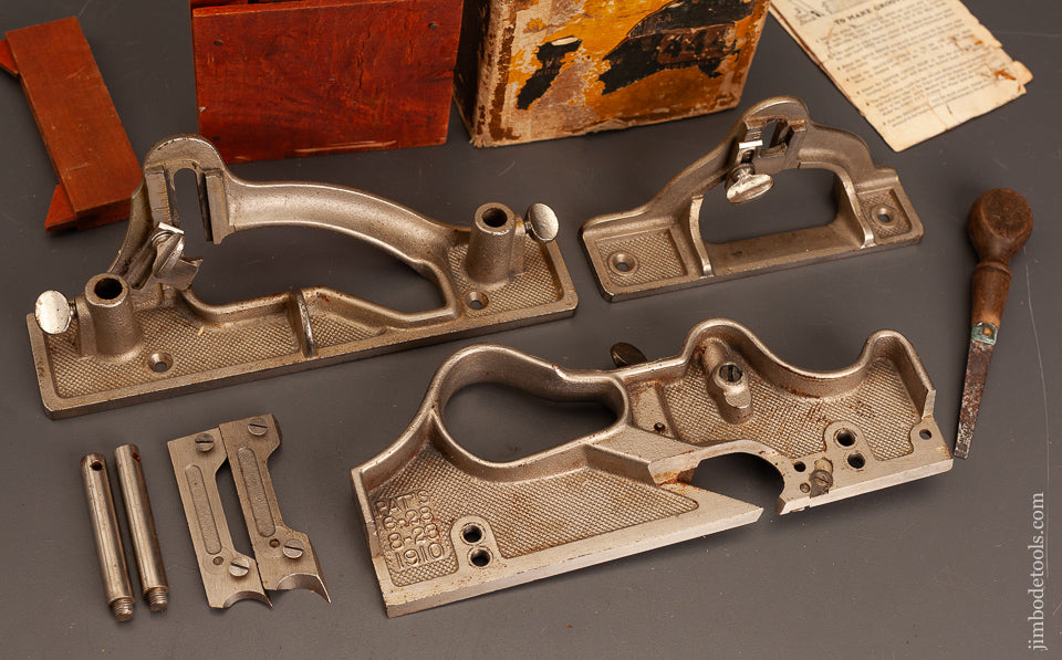 Near-Mint-in-Box-STANLEY-No.-444-Sliding-Dovetail-Plane-100%-Complete-120835-AS-OF-MAY-15