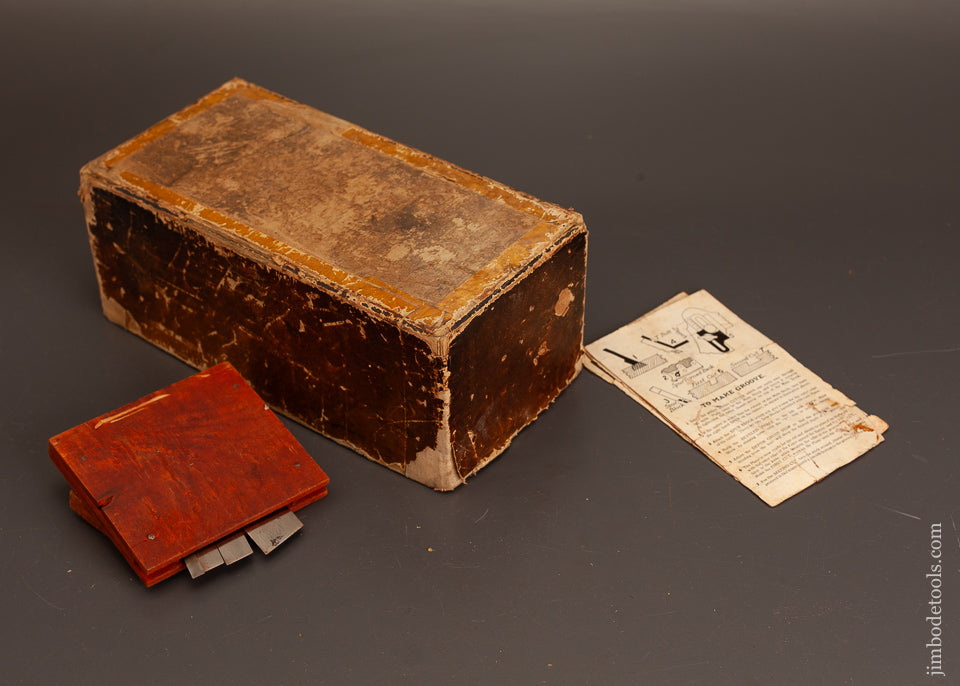 Near-Mint-in-Box-STANLEY-No.-444-Sliding-Dovetail-Plane-100%-Complete-120835-AS-OF-MAY-15