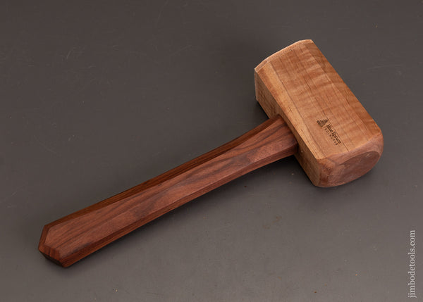 Stunning-Mint-Tiger-Maple-Mallet-by-BLUE-SPRUCE-TOOL-WORKS-1-Pound-8-Ounce-120838
