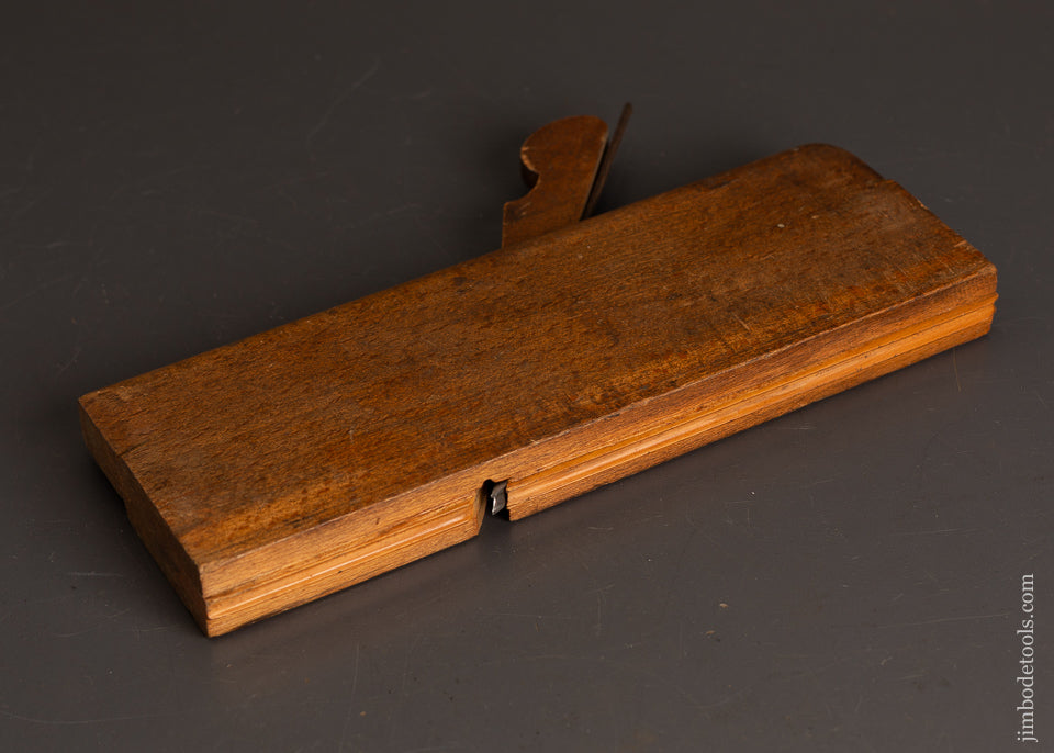 Crisp-Fine-GREENFIELD-TOOL-CO.-1/4-inch-Center-Bead-Moulding-Plane-1851-83-120871