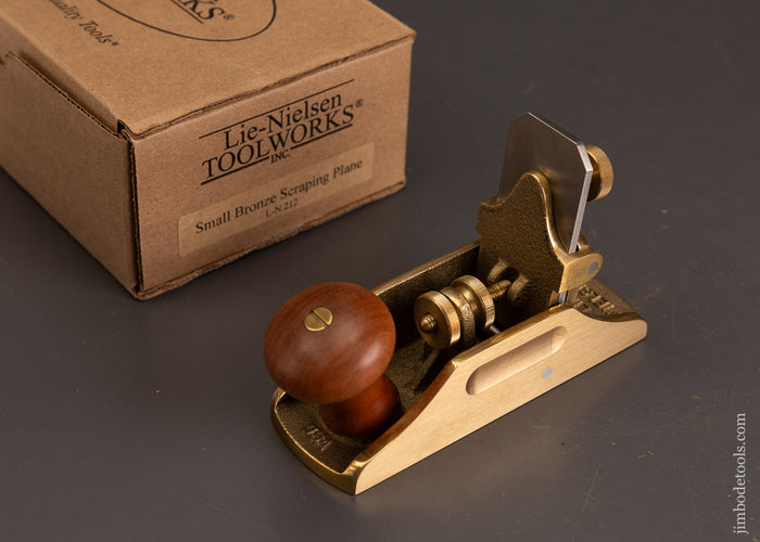 Out-of-Stock-&-Unavailable-LIE-NIELSEN-NO.-212-Scraper-Plane-Bronze-Mint-in-Box-120878