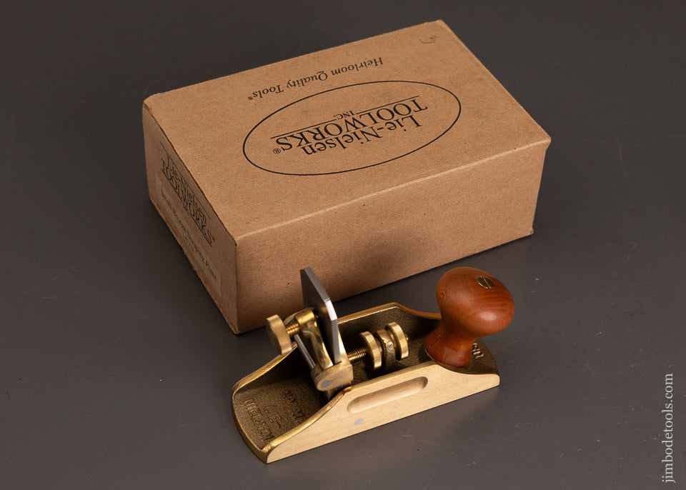 Out-of-Stock-&-Unavailable-LIE-NIELSEN-NO.-212-Scraper-Plane-Bronze-Mint-in-Box-120878