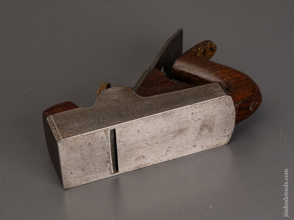 Premium Extra Fine MATHIESON Dovetailed Rosewood Infill Smooth Plane with Decal - 120899