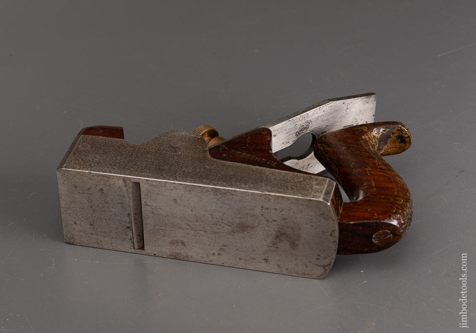 Premium Extra Fine MATHIESON Dovetailed Rosewood Infill Smooth Plane with Decal - 120899