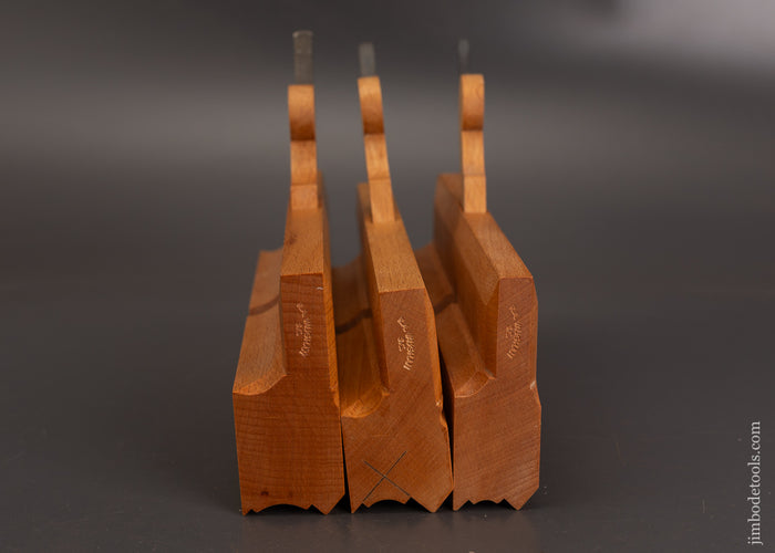 Modern-Maker-R.A.-VAUGHAN-Graduated-Set-of-3-Ovoloe-Moulding-Planes-120901