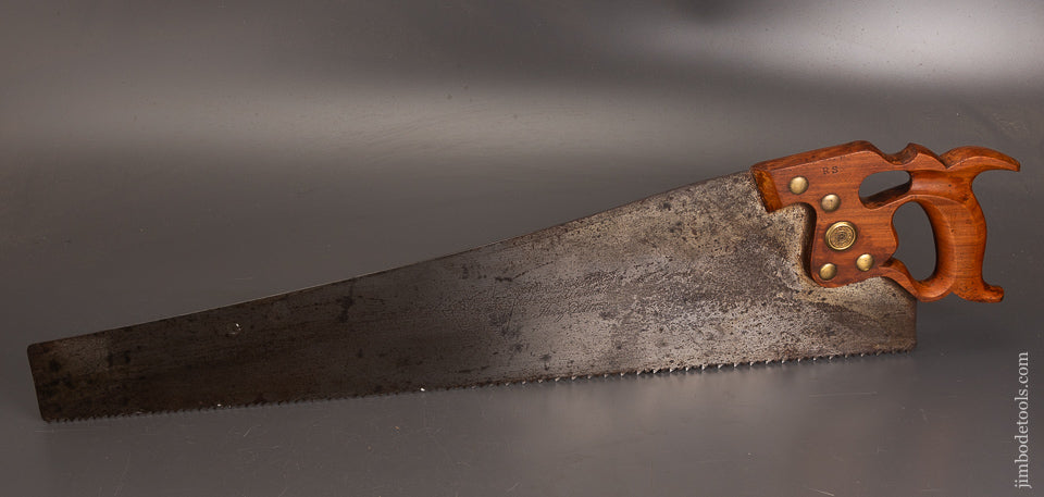 Straight-&-Sharp-DISSTON-D-8-Rip-Hand-Saw-with-Thumb-Hole-120904