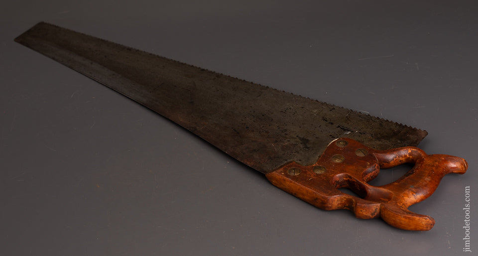 Straight-&-Sharp-DISSTON-D-8-Rip-Hand-Saw-with-Thumb-Hole-120904