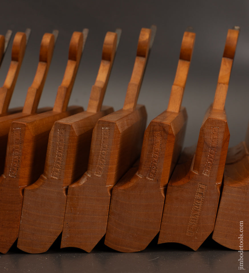 Magnificent-Set-of-18-M.S.-BICKFORD -8th-Century-Style-Hollow-&-Round-Panes-120917-AS-OF-MAY-21