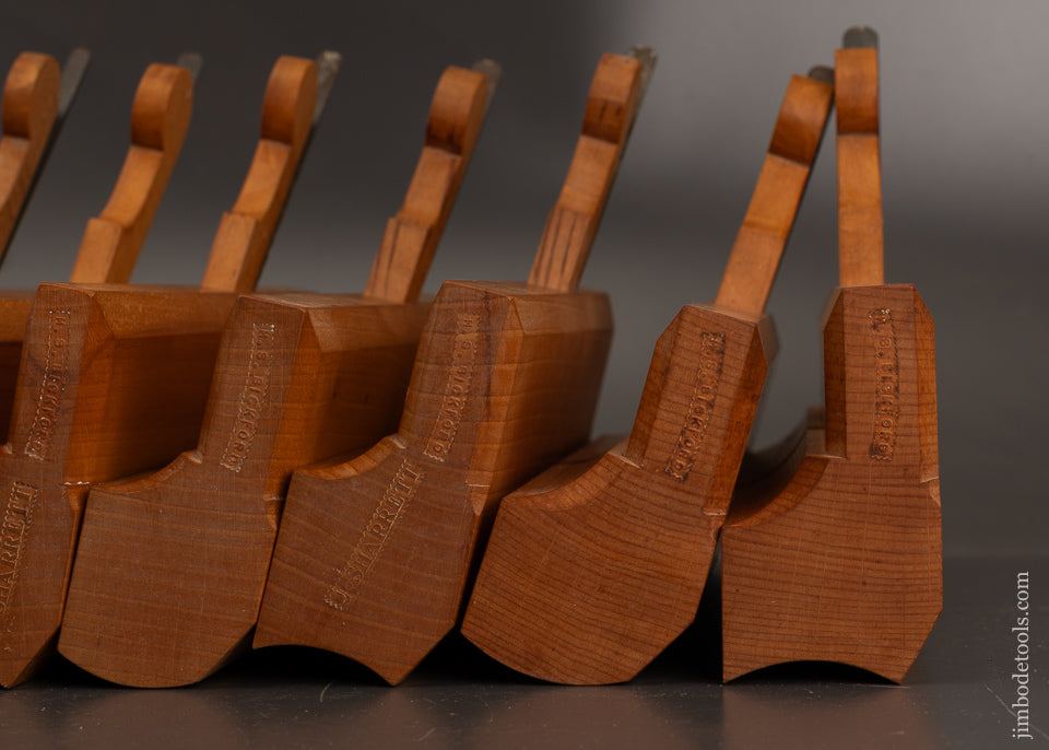 Magnificent-Set-of-18-M.S.-BICKFORD -8th-Century-Style-Hollow-&-Round-Panes-120917-AS-OF-MAY-21