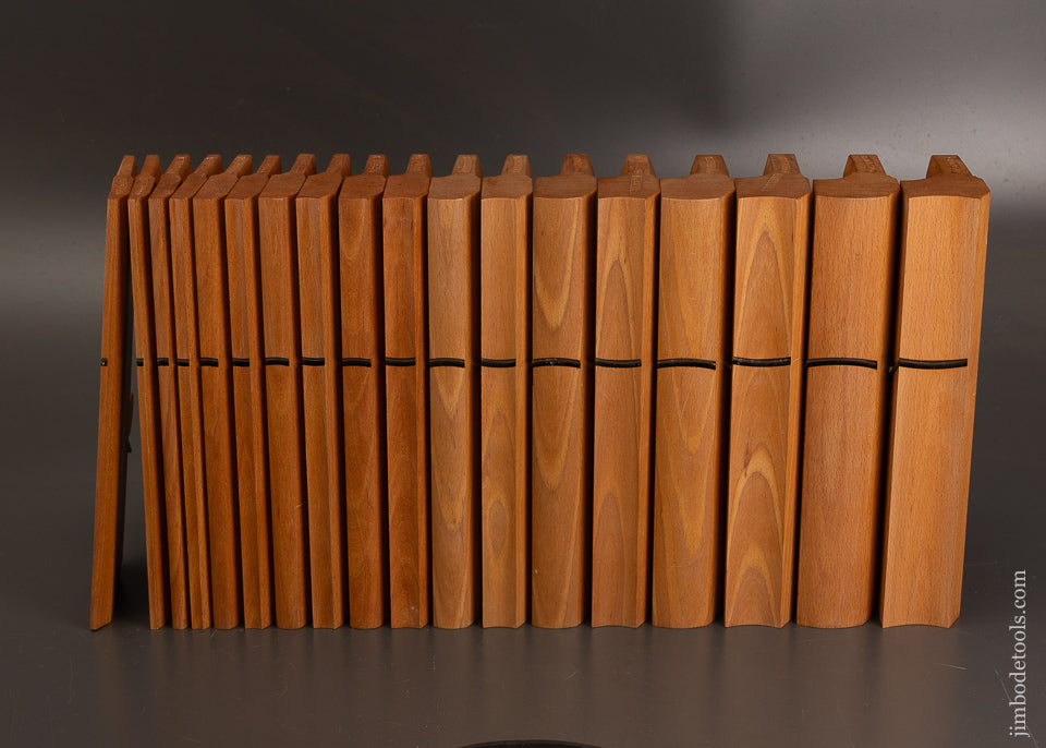 Magnificent-Set-of-18-M.S.-BICKFORD -8th-Century-Style-Hollow-&-Round-Panes-120917-AS-OF-MAY-21