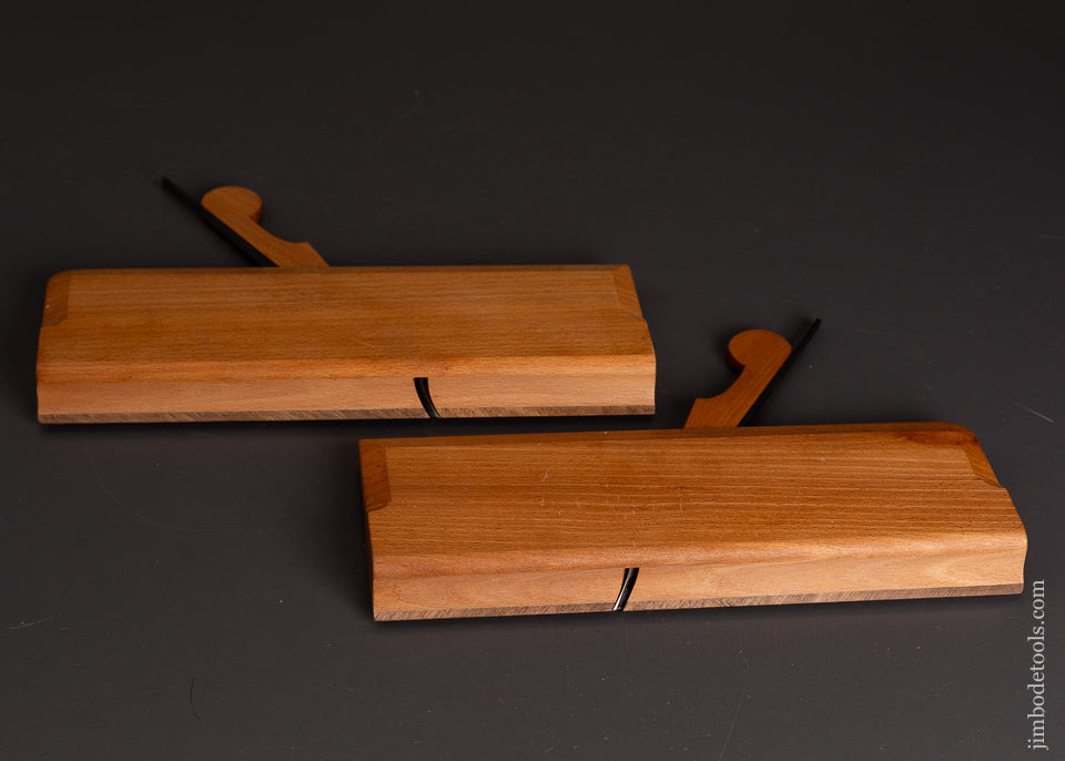 M.S.-BICKFORD-Mint-Pair-of-Snipe-Bill-Moulding-Planes-18th-Century-Style-120918