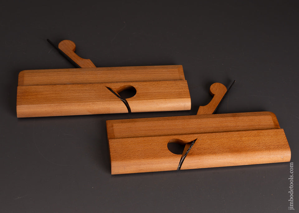 M.S.-BICKFORD-Mint-18th-Century-Style-Side-Round-Moulding-Plane-Pair-5/8-Inch-120919-AS-OF-MAY-27
