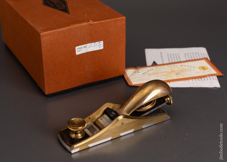 Near-Mint-in-Box-BRIDGE-CITY-TOOL-WORKS-CT-7-Low-Angle-Block-Plane-with-Adjustable-Mouth-120932