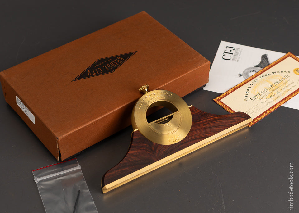 BRIDGE-CITY-TOOL-WORKS-CT-3-Inclinometer-Level-Mint-in-Box-120933