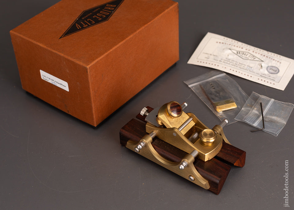 BRIDGE-CITY-TOOL-WORKS-HP-4-Hand-Plane-Mint-in-Box-120946