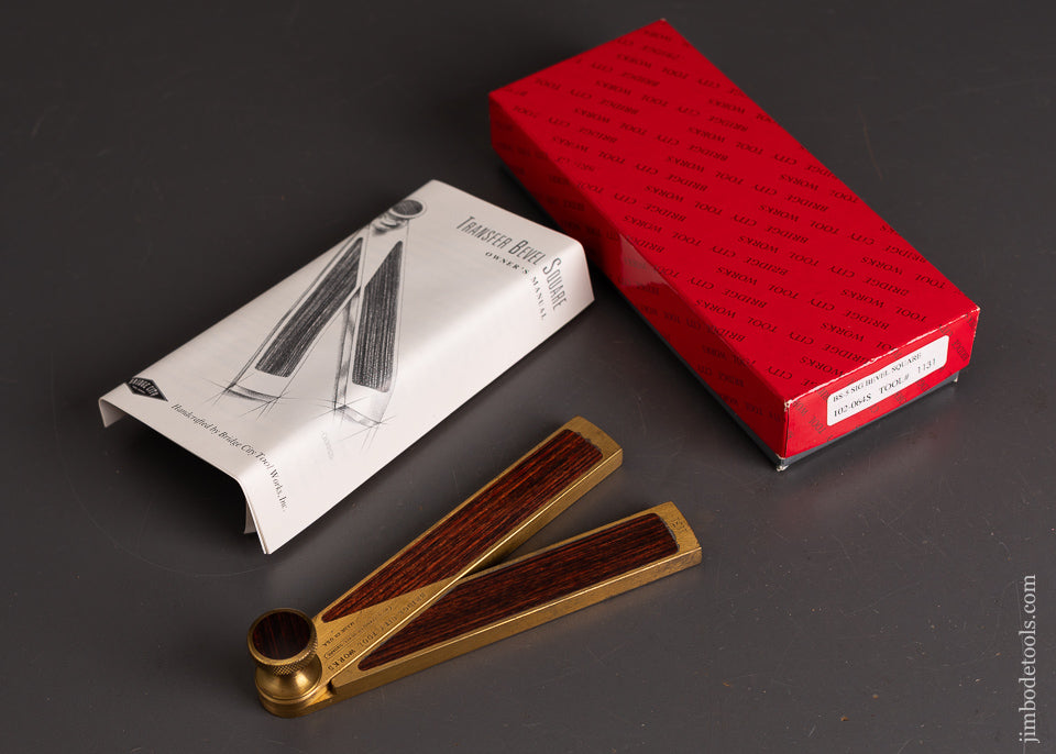 Near-Mint-in-Box-BRIDGE-CITY-TOOL-WORKS-BS-5-Bevel-Square-120947