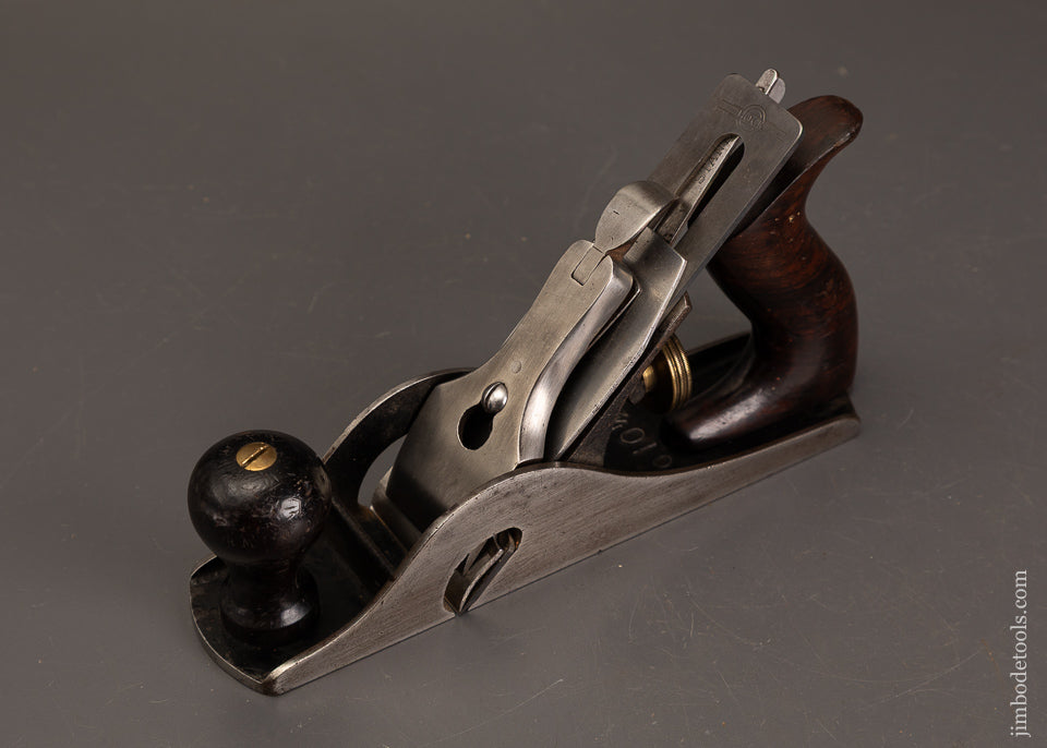 Fine-STANLEY-No.-10-1/2-Carriage-Maker’s-Rabbet-Plane-with-Hock-Iron-120975